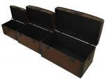 Suitcase Set Colonial Leder brązowy zestaw 3 szt   3